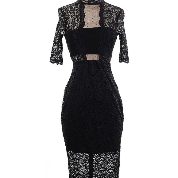 Express Black Cocktail Dress - Picture 1 of 2